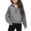 Girls Half-Zip Pullover Hoodie Long Sleeve Sweatshirt with 4