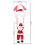 Retro Christmas Tree Ornament Red White Parachute Charm 1 2