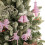 Pink Glitter Christmas Ornaments Acrylic Bow Bell Tree 3