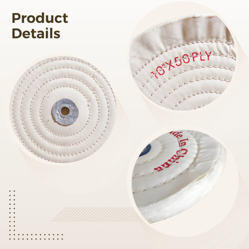 Polishing Wheels Cloth Buffing Wheels 4 pcs 6 inch 2