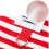 Cat Pullover Hoodie Striped Cozy Sweater for Small to 5