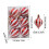 Christmas Tree Balls Electroplated Red White 6 pcs 2