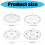 Acrylic Display Turntable 360 Degree Rotating Tray 5