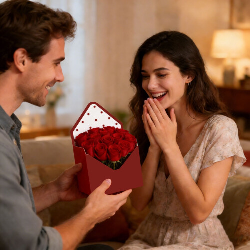 Valentine Envelope Box Gift Packaging 12 pcs 1