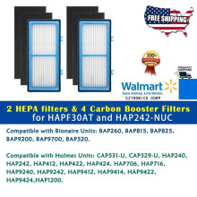Holmes Air Filter Replacement 2 Filter + 4 Carbon Booster
