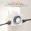 Indoor Mechanical Outlet Timer, 3Prong Timer for Electrical Outlets Indoor with 2 Outlets, 24 Hour US Plug Light Timer 6