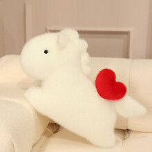 Horse Plush Decoration with Heart Pillow 45x30cm