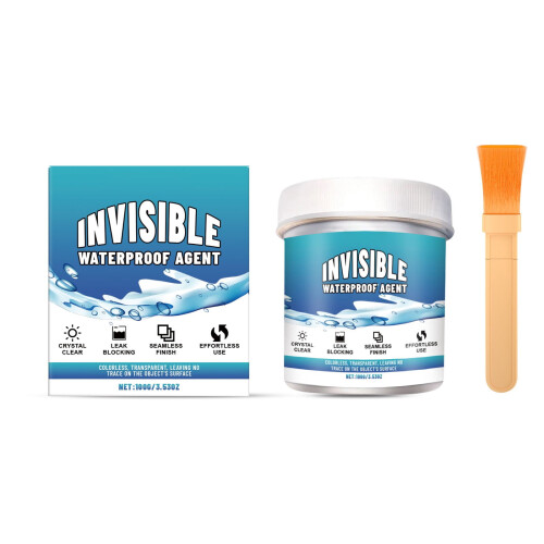 Transparent Waterproof Glue 100ml Brush Applicator