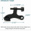Hinge Pin Door Stopper Black Adjustable Heavy Duty 4 Pack 3