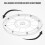 Acrylic Display Turntable 360 Degree Rotating Tray 7