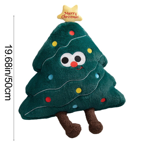 Christmas Tree Plush Pillow Decorative Cushion 50 cm 2