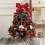 Miniature Pre-lit Christmas Tree 17.7 Inch Pine Tabletop 2