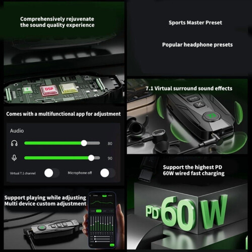 GS20 External USB Mini Sound Card 7.1 Channel 2
