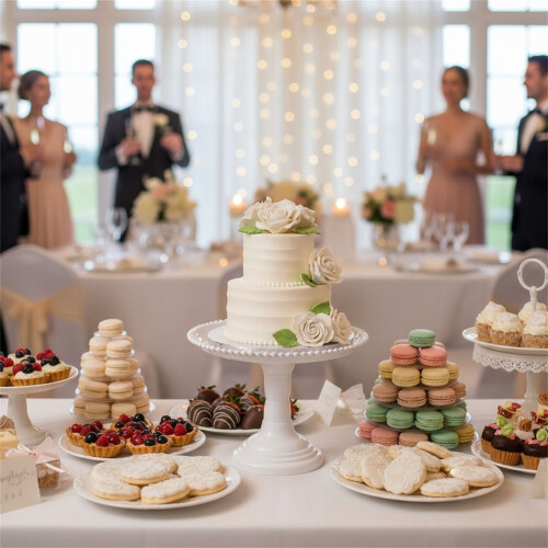 Elevated Cake Stand with Nonslip Base for Dessert Display 2