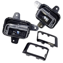 Front Bumper Fog Lights Assembly Daytime Running Lights for Sierra 1500 2022-2024 AT4 DENALI SLT PRO SLE ELEVATION