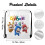 Oddbods Drawstring Swimming Bag Waterproof 40x45cm 8