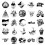 Gothic Stickers Black and White 50 Pack 4