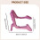 Foldable A-Frame Guitar Stand with Anti-Slip Base for 7