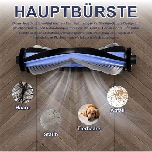 Tillbehör för  M3 Max Dammsugare: Huvudborste, Filter 2