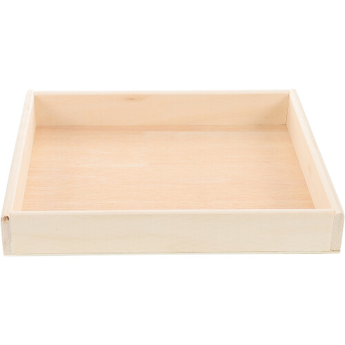 Wooden Jigsaw Puzzle Sorting Tray Square Stackable