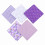 Cotton Fabric Squares Floral Print 50x50cm 5-Pack 1