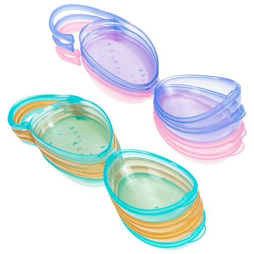 Plastic Pacifier Holder Case for Baby 8 Pcs