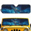 Blue Turtle Windshield Sun Shade for Jeep Wrangler JK/JL 1