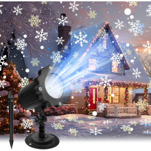 LED Christmas Snowfall Projector IP65 Waterproof Rotating