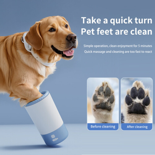 Pet Foot Cleaning Cup with Interchangeable Heads 1 Pack 1