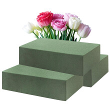 Floral Foam Blocks Green Wet/Dry 3 Pack