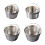 Reusable Round Coffee Filter Basket 304 Stainless Steel 6