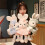 Simulated Rabbit Plush Doll Green 15.7 Inches 1 Piece 3