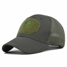Skull Mesh Trucker Hat Tactical Camo Outdoor Cap