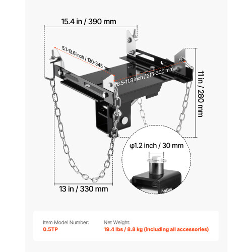 Transmission Jack Adapter Steel 1100 lbs for Floor Jacks 2