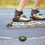Inline Skate Wheels 100mm 85A Polyurethane with Bearings 4