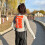 Nylon Foldable Waterproof Backpack Orange 8