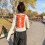 Nylon Foldable Waterproof Backpack Orange 6