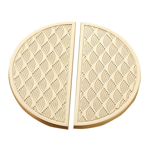 Cabinet Handle Brushed Gold Coffee 2 pcs