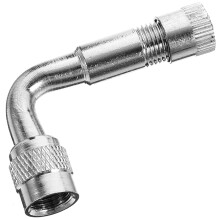 Car Extension Adapter Valve Stem 90 Degree Silver