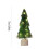 Christmas Tree Ornament White Pine Needles Colorful Night 6
