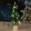 Christmas Tree Ornament with White Pine Needles Night Light 4