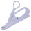 Electric Scissors Fabric Cutting Safety Lock White Plastic 8