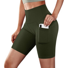Women's Plus Size Athletic Bike Shorts Black