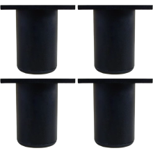 Nóżki Meblowe Metalowe Regulowane Uniwersalne Antypoślizgowe 4 szt 6 cm