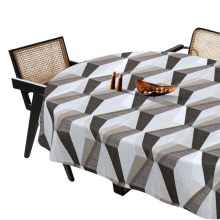 Obrus Cerata na Stół Ogrodowy Wodoodporny Zmywalny Szary 180 x 140 cm