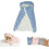 Cotton Pet Blanket with Hood and Snap Buttons 1