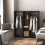 Open Wardrobe Double Mobile Storage Shelves Organizer W/6 Wheels-Black 4