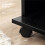 Open Wardrobe Double Mobile Storage Shelves Organizer W/6 Wheels-Black 8