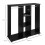 Open Wardrobe Double Mobile Storage Shelves Organizer W/6 Wheels-Black 5