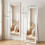 37 x 157 cm Full Length Mirror - White 5